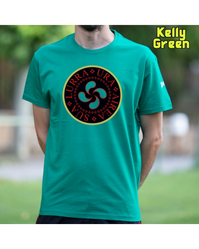 Gizonezkoen Kamiseta-Airea Ura Sua Lurra