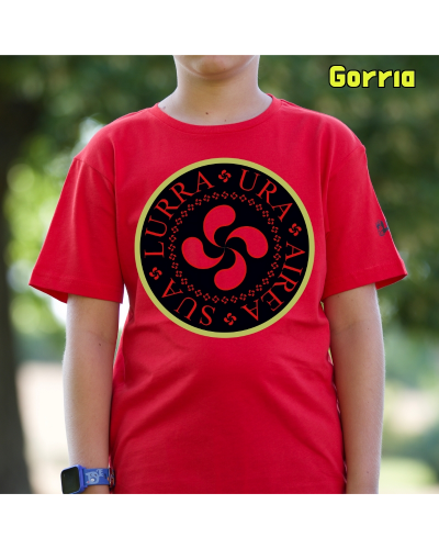 Haur Kamiseta - Airea Ura Sua Lurra