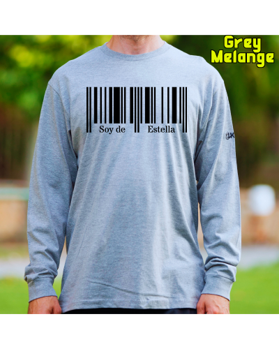 Camiseta Hombre Manga Larga - Soy De Estella