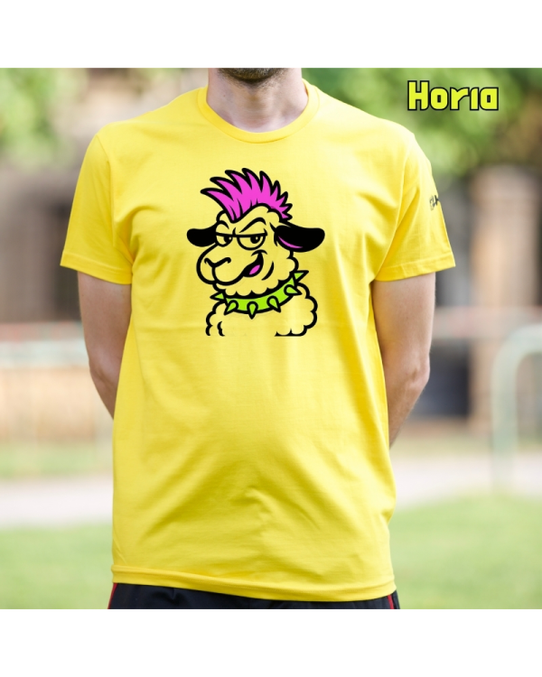 GizonKamiseta-Latxa Punk Horia