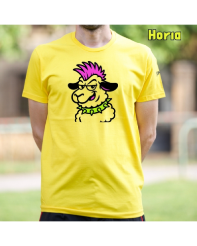 GizonKamiseta-Latxa Punk Horia