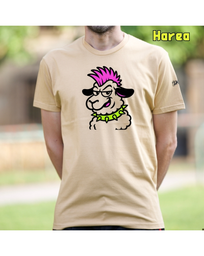 Gizonezkoen Kamiseta-Latxa Punk