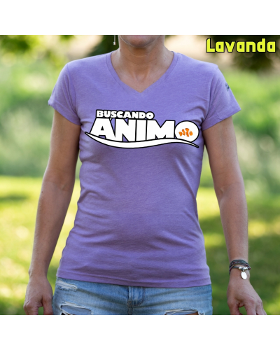Animo - Camiseta Mujer Manga Corta