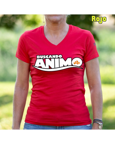 Animo - Camiseta Mujer Manga Corta