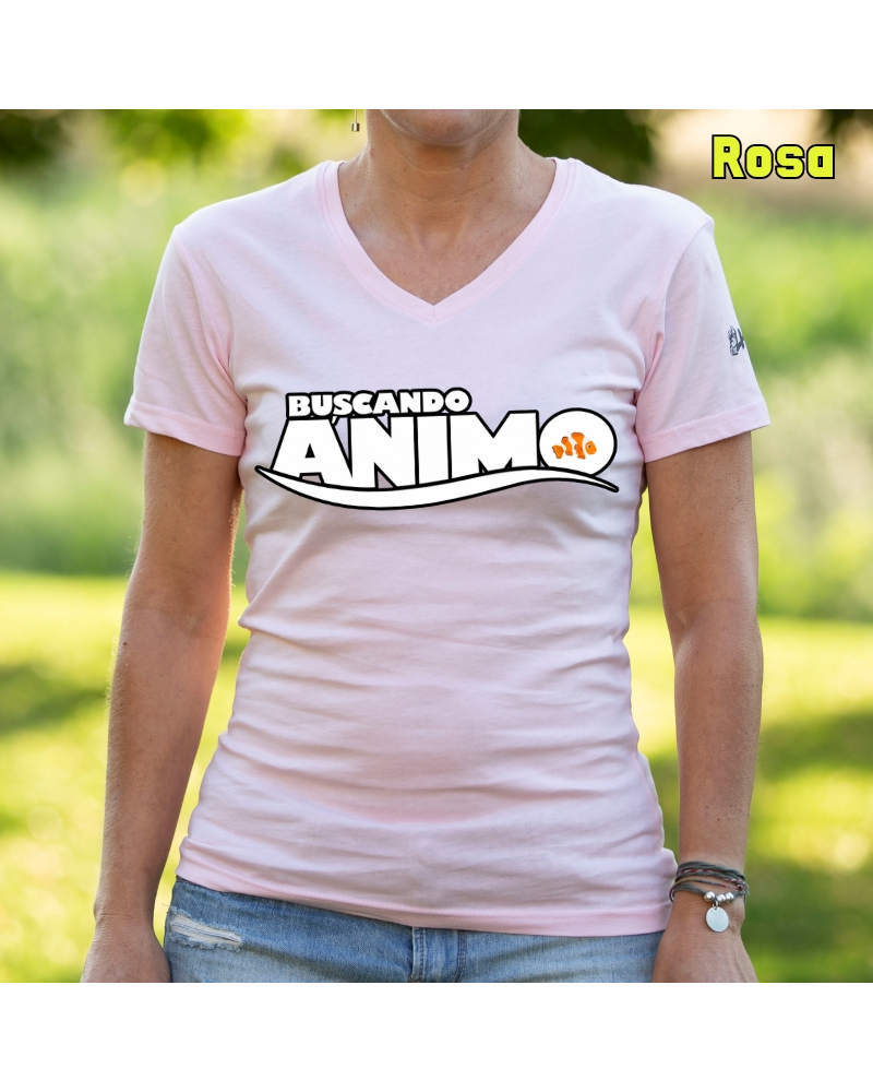 Camiseta Mujer Manga Corta - Animo