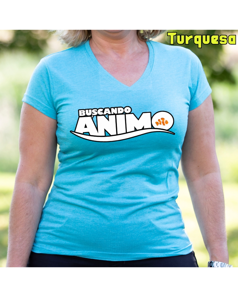 Camiseta Mujer Manga Corta - Animo