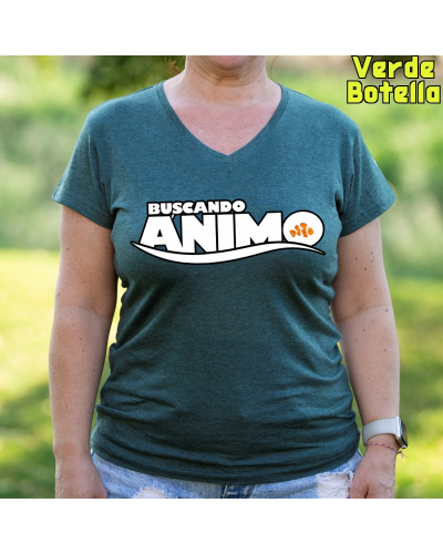 Animo - Camiseta Mujer Manga Corta