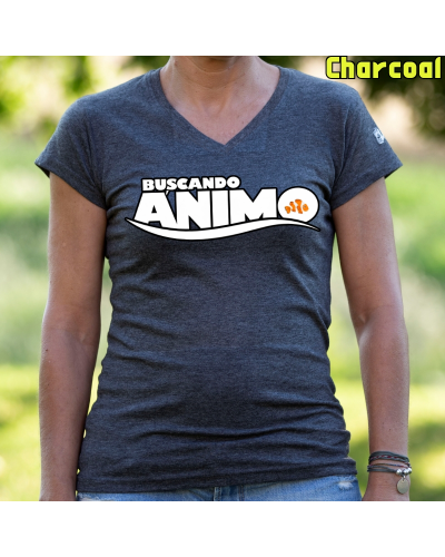 Animo - Camiseta Mujer Manga Corta