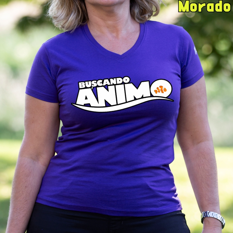 Animo - Camiseta Mujer Manga Corta