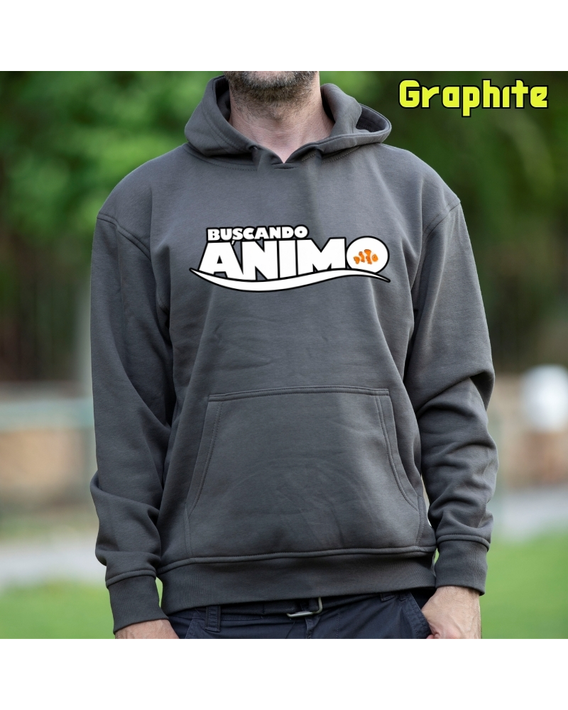 Animo - Sudadera hombre con capucha