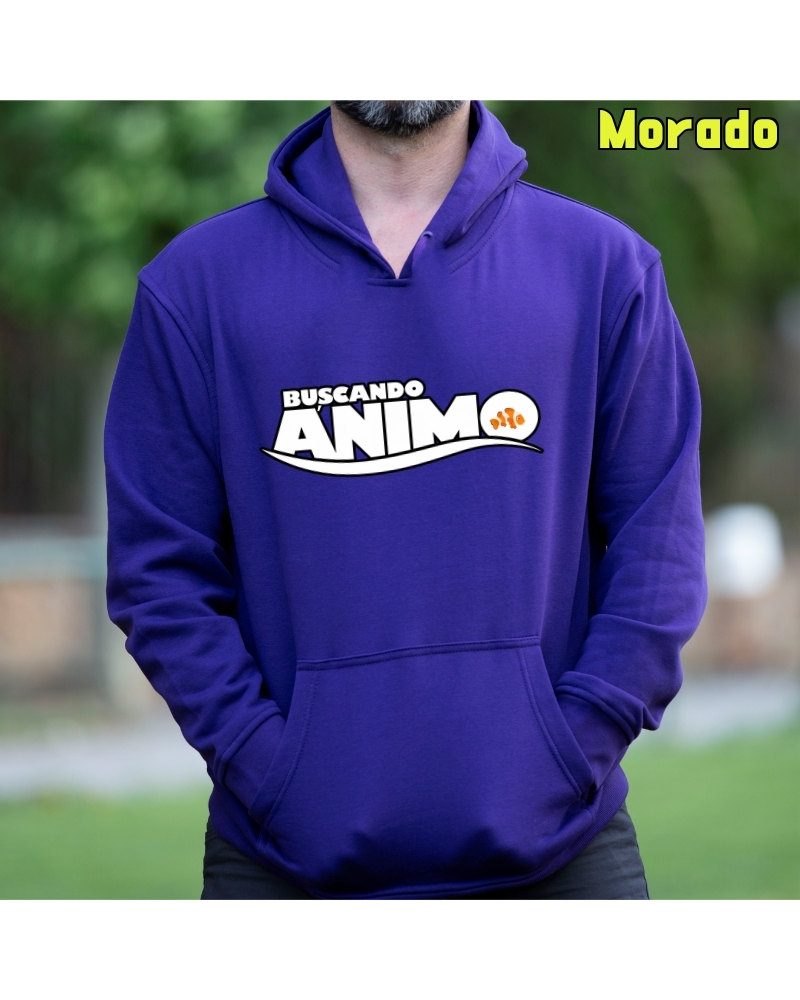 Animo - Sudadera hombre con capucha