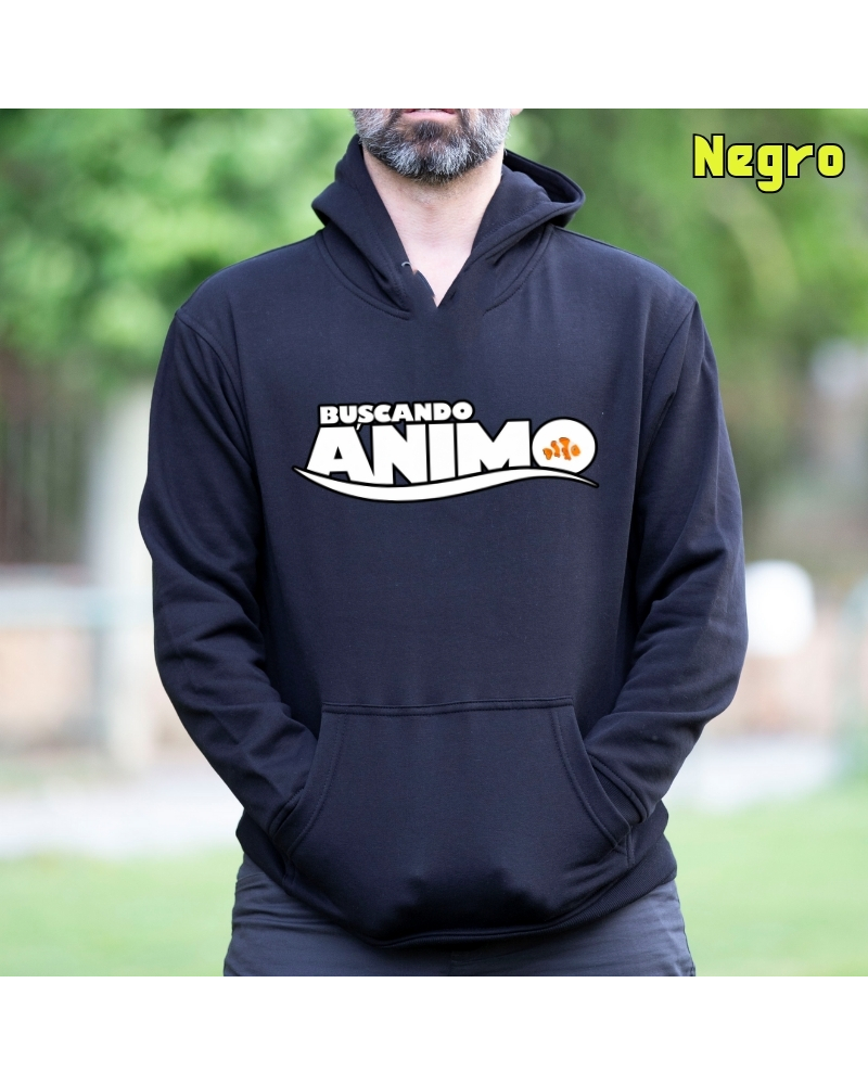 Animo - Sudadera hombre con capucha