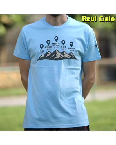 Camiseta hombre manga corta - Cumbres Navarras