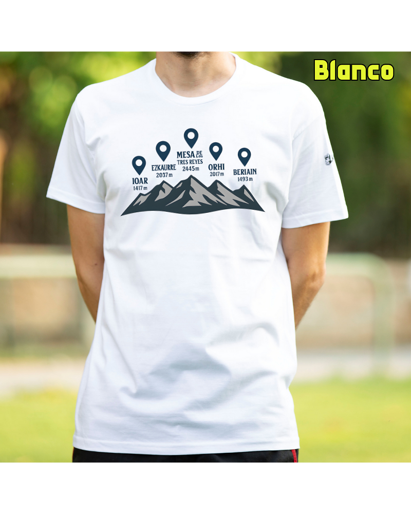 Camiseta hombre manga corta - Cumbres Navarras