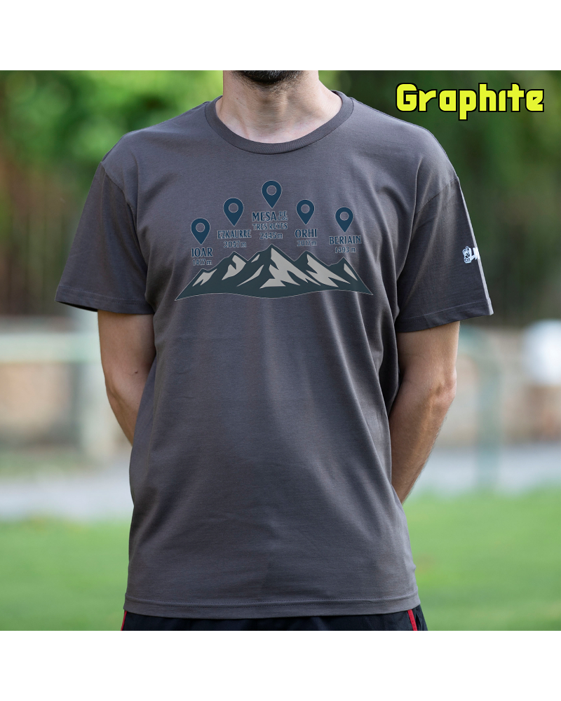 Camiseta hombre manga corta - Cumbres Navarras