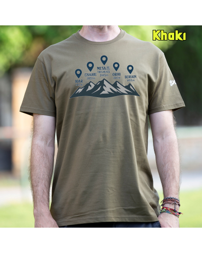 Camiseta hombre manga corta - Cumbres Navarras