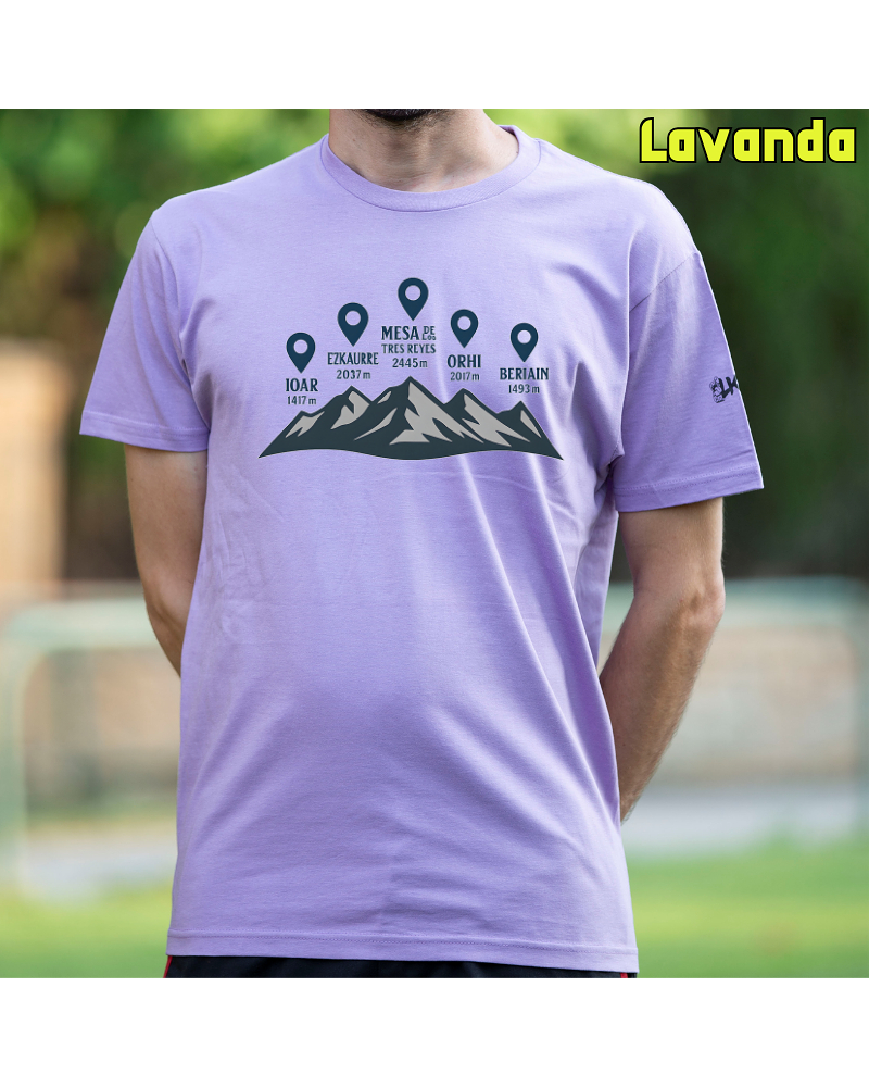 Camiseta hombre manga corta - Cumbres Navarras