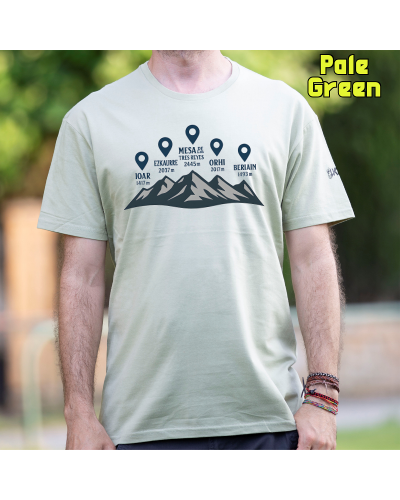 Camiseta hombre manga corta - Cumbres Navarras