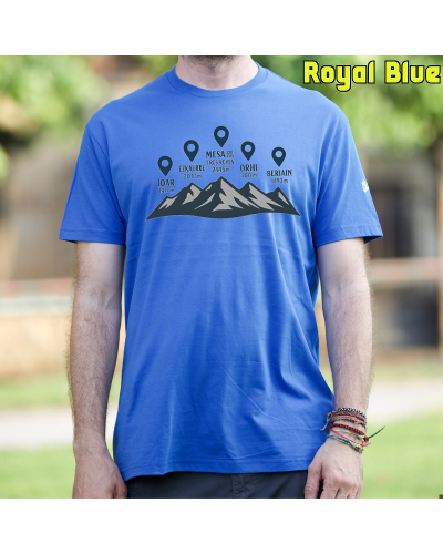 Camiseta hombre manga corta - Cumbres Navarras