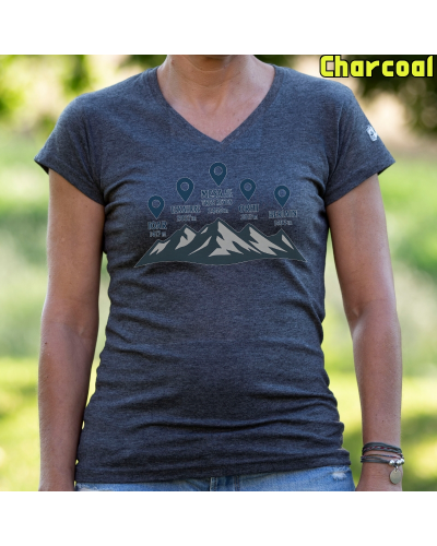 Cumbres Navarras - Camiseta Mujer Manga Corta