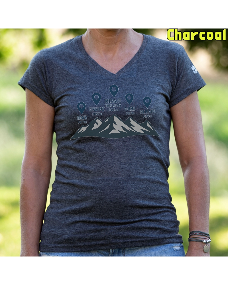Camiseta Mujer Manga Corta - Cumbres Navarras