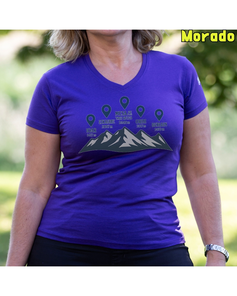 Cumbres Navarras - Camiseta Mujer Manga Corta