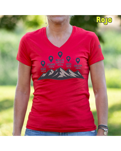 Camiseta Mujer Manga Corta - Cumbres Navarras