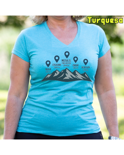 Camiseta Mujer Manga Corta - Cumbres Navarras