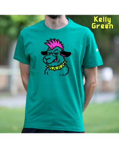 GizonKamiseta-Latxa Punk KellyGreen