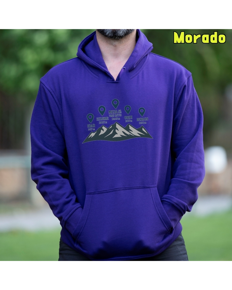 Cumbres Navarras - Sudadera Hombre Con Capucha