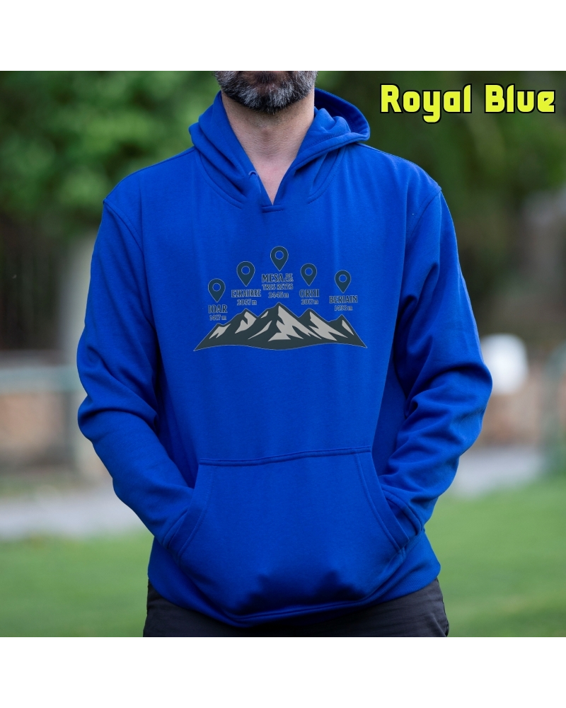 Cumbres Navarras - Sudadera Hombre Con Capucha
