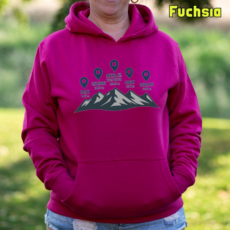 Cumbres Navarras - Sudadera mujer con capucha