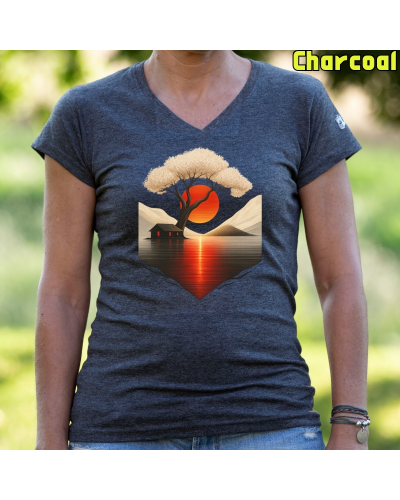 Japan House - Camiseta Mujer Manga Corta