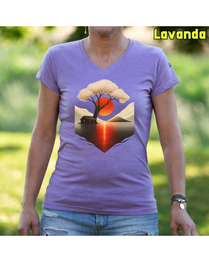 Japan House - Camiseta Mujer Manga Corta