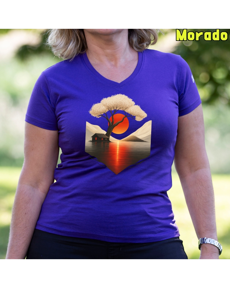Japan House - Camiseta Mujer Manga Corta