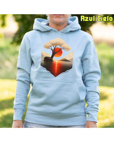 Sudadera mujer con capucha Japan House