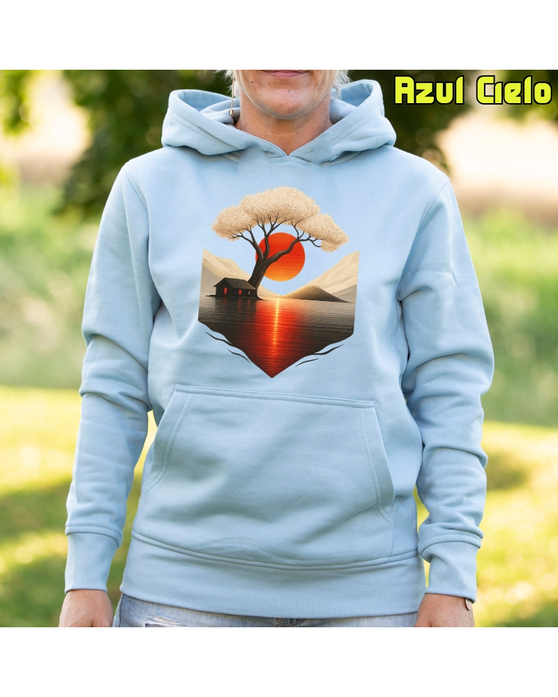 Sudadera mujer con capucha Japan House