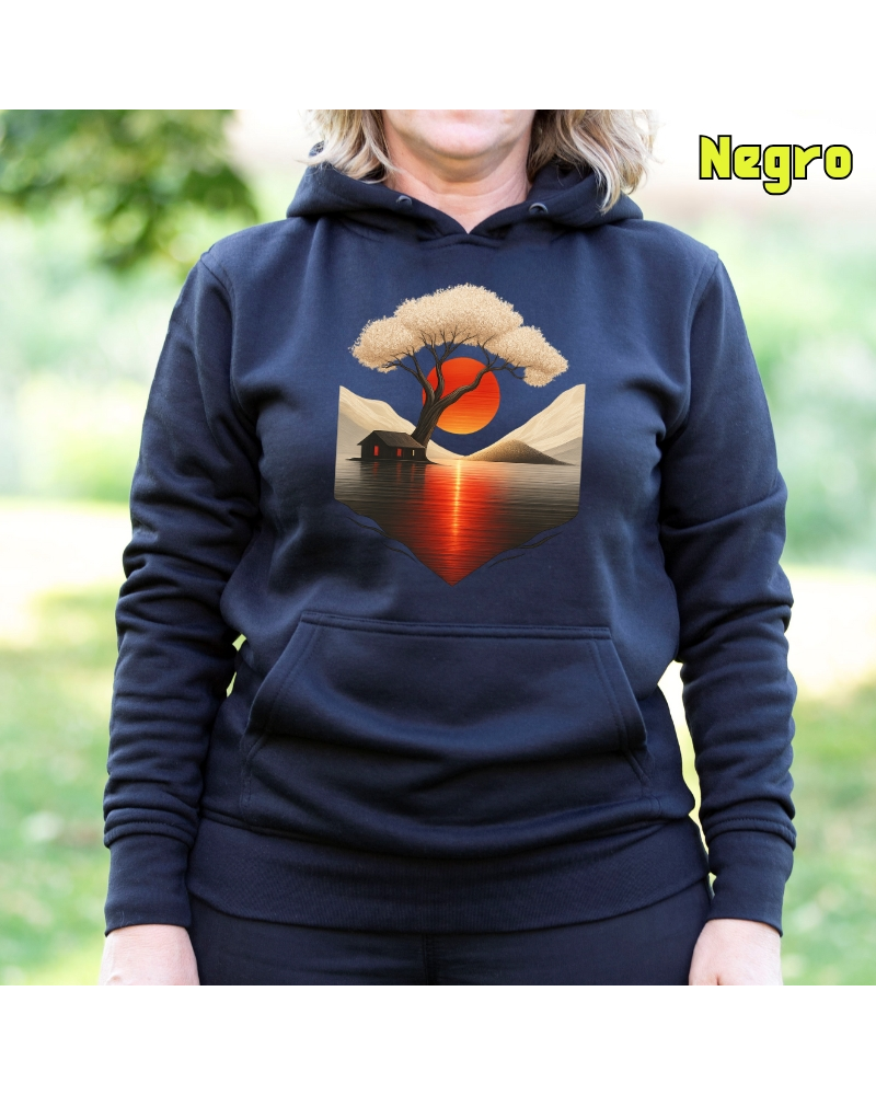 Sudadera mujer con capucha Japan House