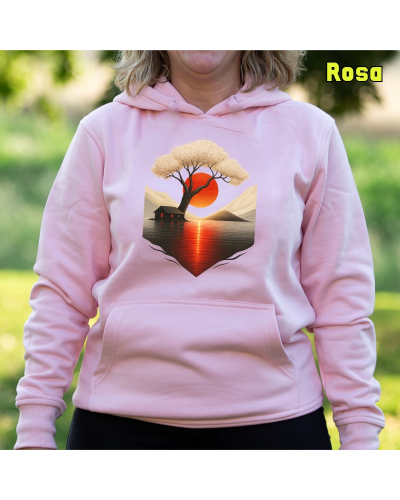 Sudadera mujer con capucha Japan House