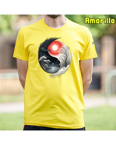 Camiseta hombre manga corta - Yin Yang