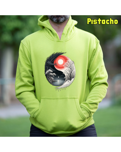 Sudadera hombre con capucha Yin Yang