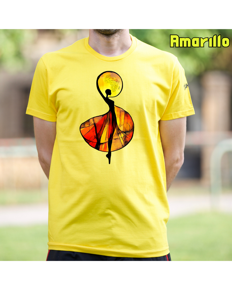 African - Camiseta hombre manga corta