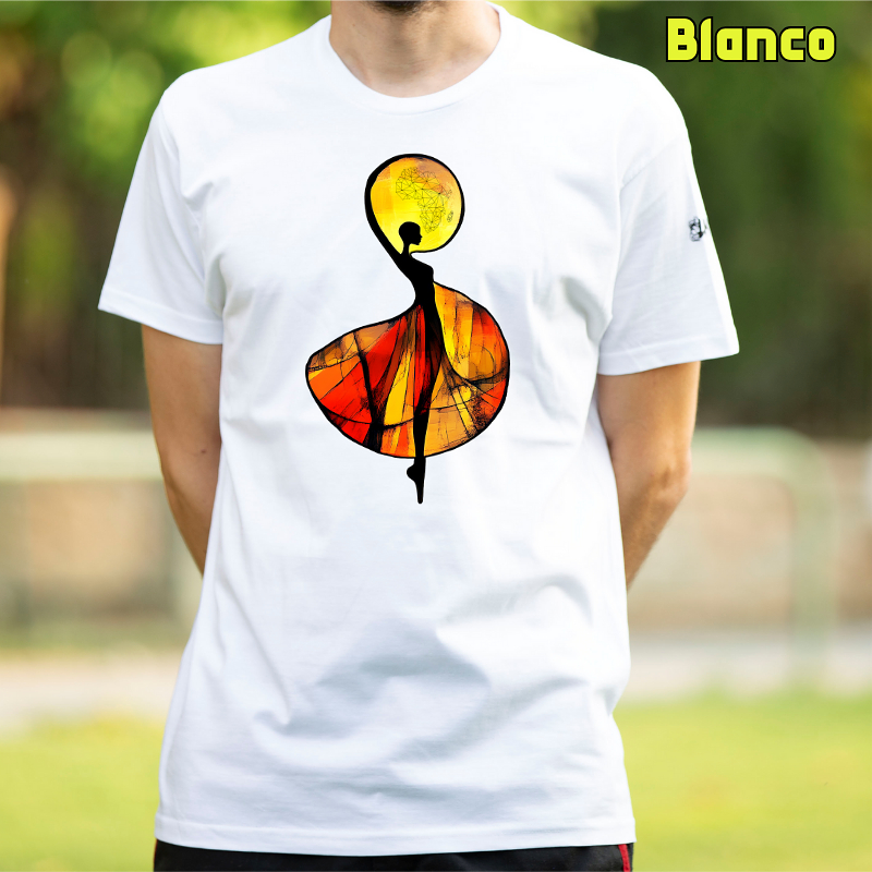 African - Camiseta hombre manga corta