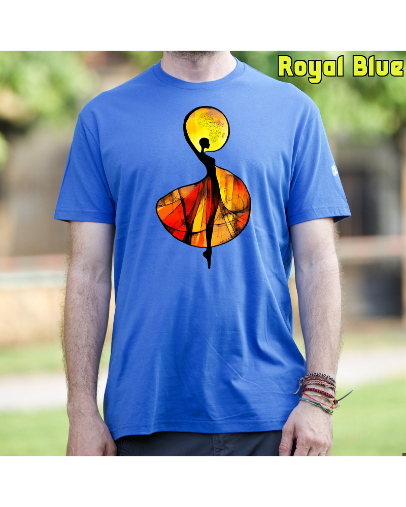 African - Camiseta hombre manga corta