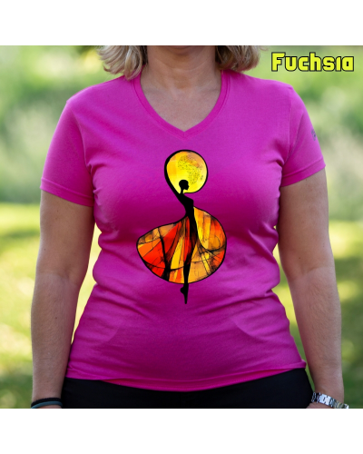 Camiseta Mujer Manga Corta - African