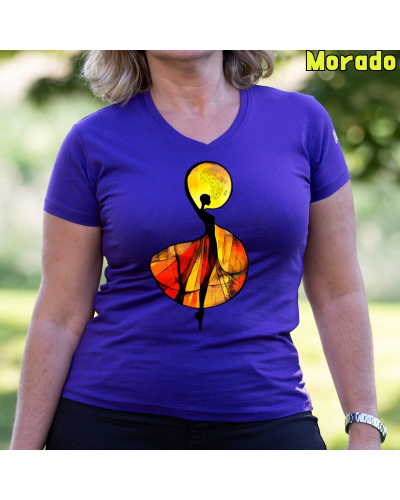 Camiseta Mujer Manga Corta - African