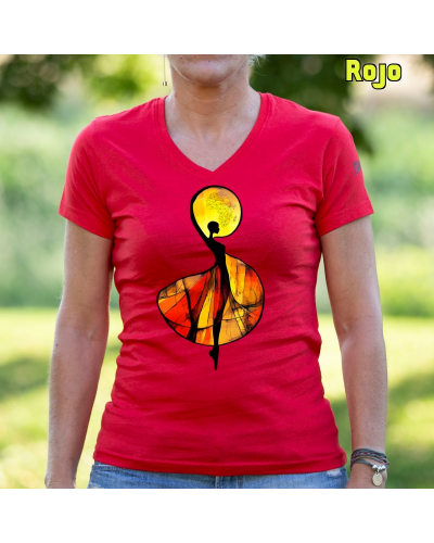 Camiseta Mujer Manga Corta - African