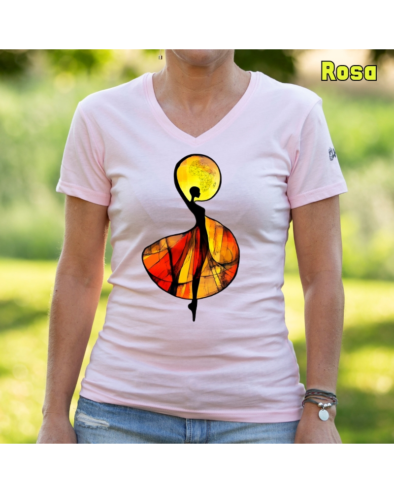 Camiseta Mujer Manga Corta - African