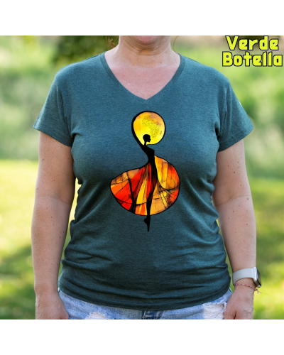 Camiseta Mujer Manga Corta - African