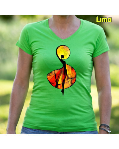 Camiseta Mujer Manga Corta - African